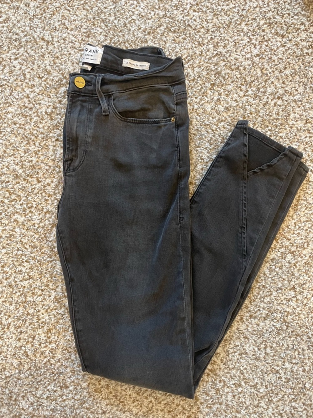 Frame Denim Black Skinny Women’s Jeans